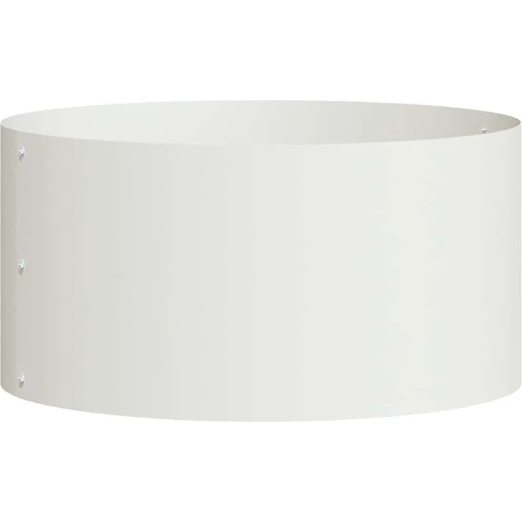vidaXL Pflanzenring Weiß 40 x 40 x 20 cm Kaltgewalzter Stahl 873608 – Bild 2