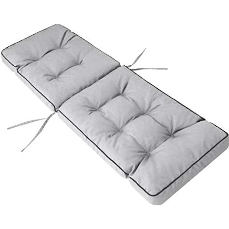 Bjird Liegenauflage Auflage für Liegestuhl 160x50x8, extra dicke Polsterauflage für klappbare Gartenliege/Sonnenliege – Bild 6