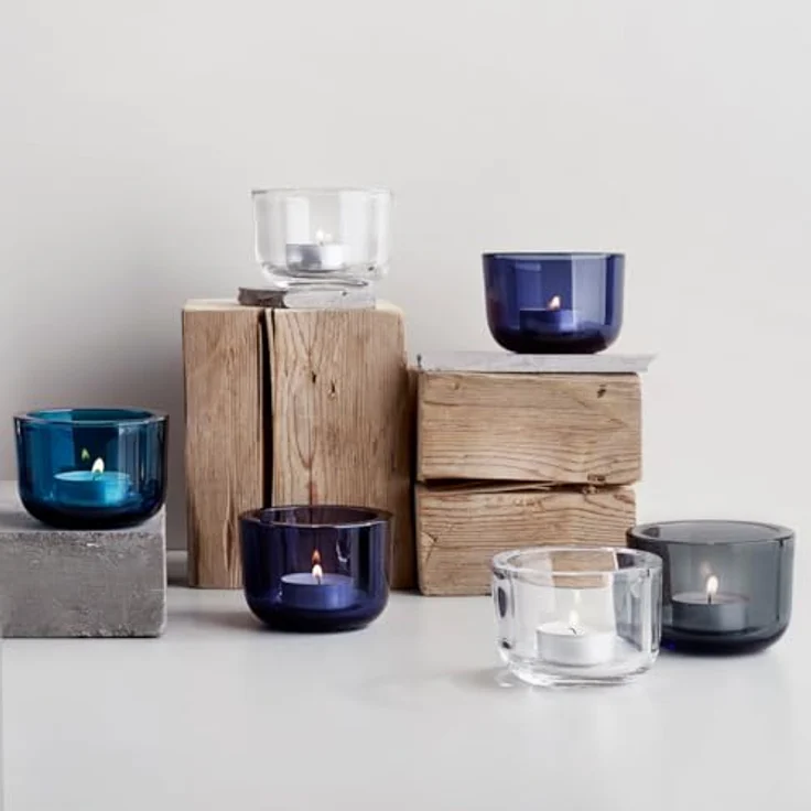 iittala Valkea Windlicht 60 mm leinen – Bild 3
