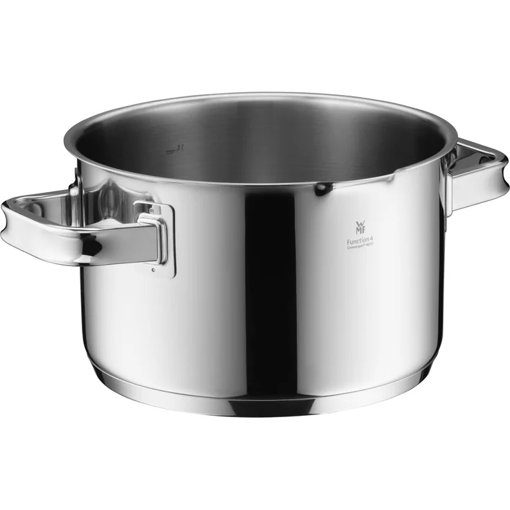 WMF Fleischtopf Function 4 Advanced, Cromargan® Edelstahl rostfrei 18/10 (Volumen 3,4l, Höhe 13 cm), Glasdeckel mit 4 Abgießfunktionen – Bild 2