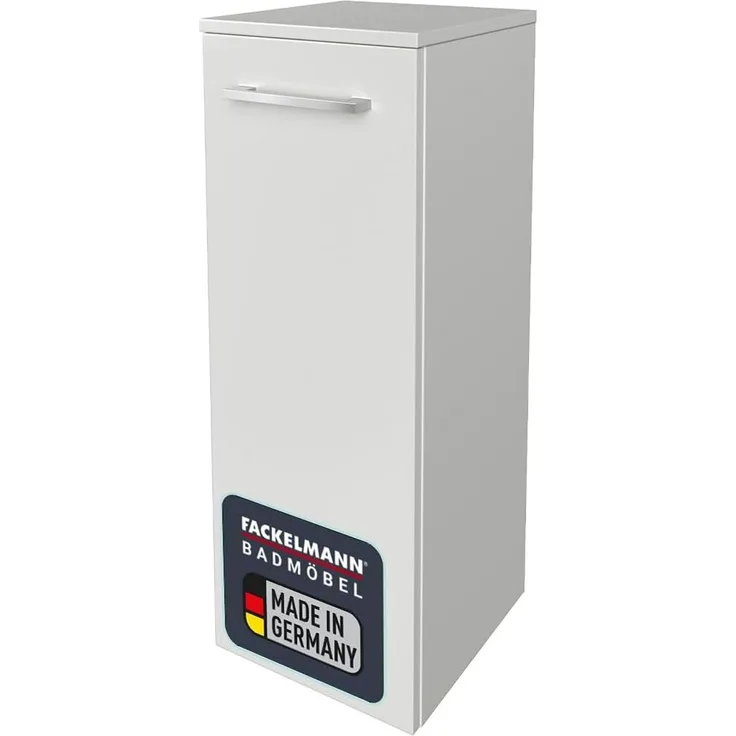 Fackelmann B.STYLE Midischrank links, 30 cm breit, Weiß