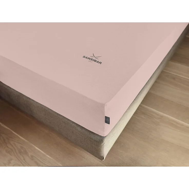 Topperbezug SANSIBAR Jersey BL 140x200 cm rosa