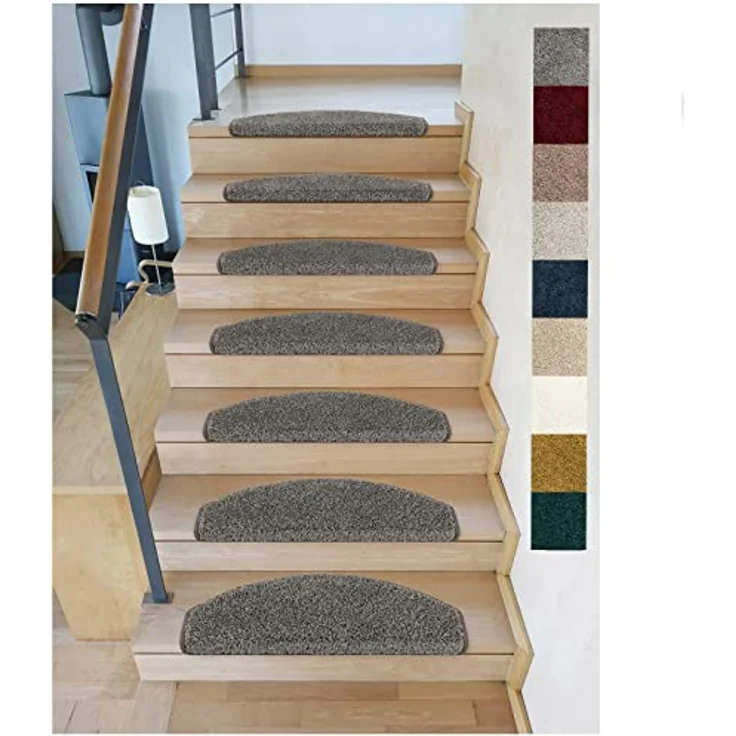 Metzker® Stufenmatte Stufenmatten Emphoria Halbrund Einzeln und Sparset's, halbrund, Höhe: 15 mm, 15 Stück im Set - Dunkelgrau – Bild 2