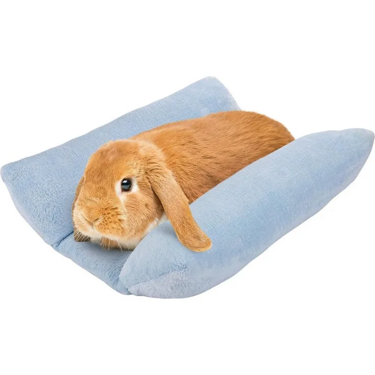 Ledander Tierdecke Kaninchenbett für Kaninchenkäfig - Verdickte, weiche Plüschmatte zur, Waschbares Zwei-Seiten Plüschkissen Matratze für Kleintiere