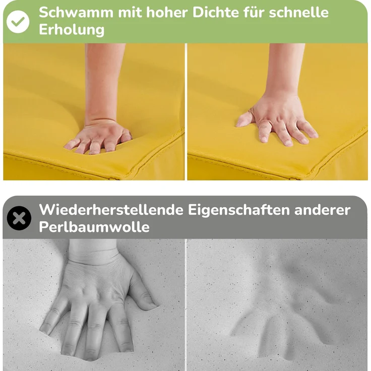 6 TLG Riesenbausteine zum Toben & Klettern Großbausteine für Kinder. Treppe und Rutsche für Kinder - Spielzeug zum Klettern, Rutschen und Krabbeln. im Vorschulalter & Babys Softbausteine, bunt. – Bild 9
