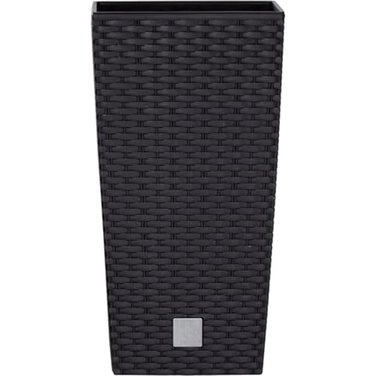 Polyrattan-Pflanztopf mit Einsatz Rattanoptik 26 x 50,5 x 26cm – Bild 7