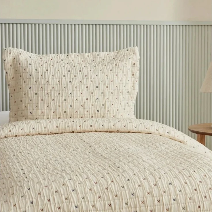 Karaca Bettwäsche Karaca Home Young Oxxo Tagesdecke Set Einzelbett 180x230 + Kissenbezug – Bild 5