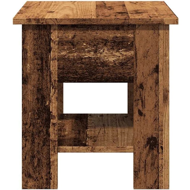 vidaXL Couchtisch Altholz-Optik 40x40x42 cm Holzwerkstoff 856798 – Bild 4
