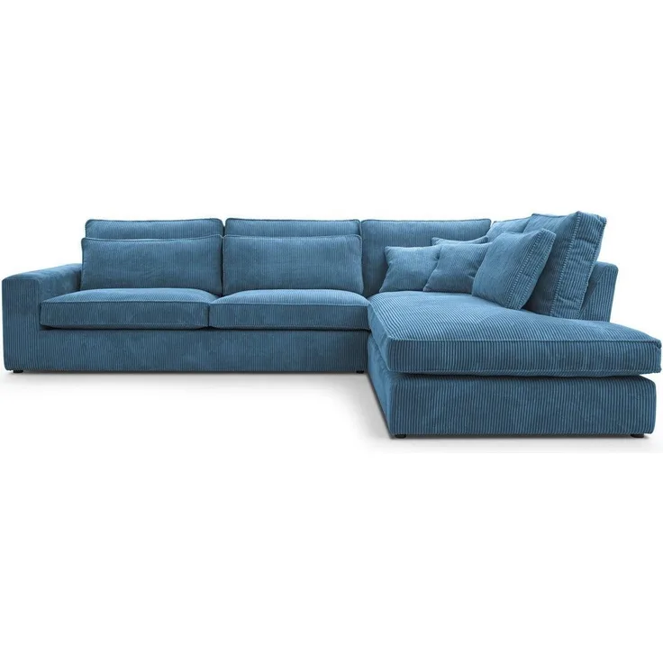 Beautysofa Ecksofa Gepolstertes mit dekorativen Kissen PARMA, im modernes Design, klassische Polsterecke inklusive Wellenfedern