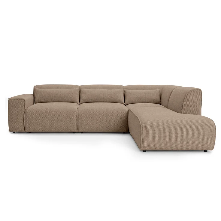 AX LIVING Wohnlandschaft mit Schlaffunktion Ruyam Beige Sofa R – Bild 5