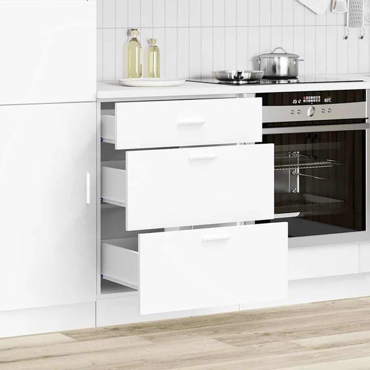 vidaXL Küchenunterschrank Lyon Weiß Holzwerkstoff 854250 – Bild 3
