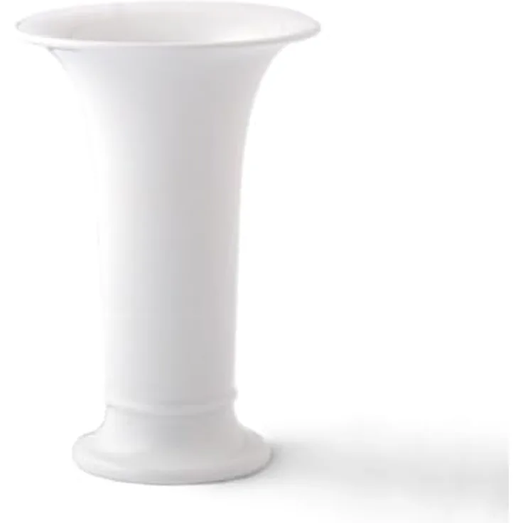 KPM Berlin Vase Trompetenform 1 weiß