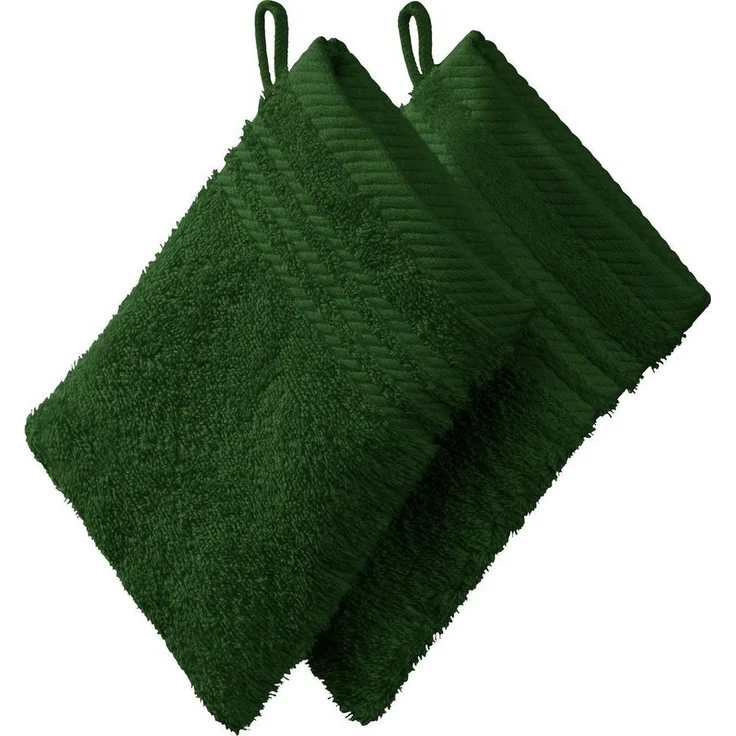 REDBEST Waschhandschuh Waschhandschuh 2er-Pack, Frottier (2-St), Walk-Frottier Uni – Bild 1