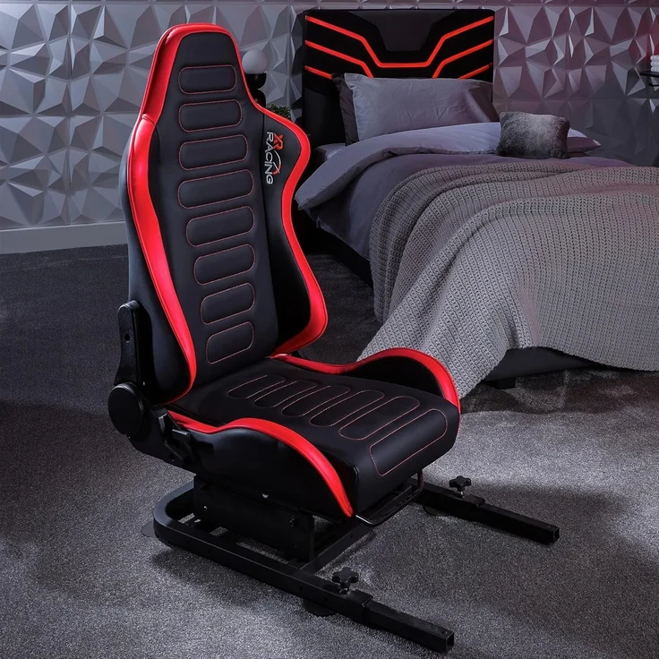 X Rocker Gaming-Stuhl XR Racing Chicane Rennsitz mit Sitzschienen für das XR Racing Rig – Bild 2