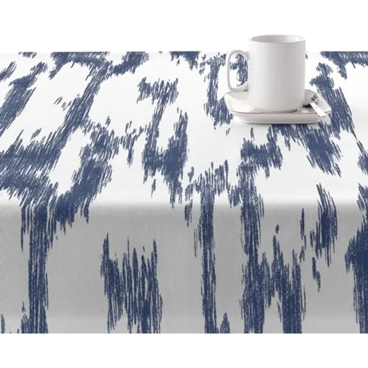 Belum Tischdecke mit Fleckenabweisend, Größe 100 x 80 cm, extraweich, Mehrfarbig, Stoff 100% Bio-Baumwolle, Modell T09 – Bild 2