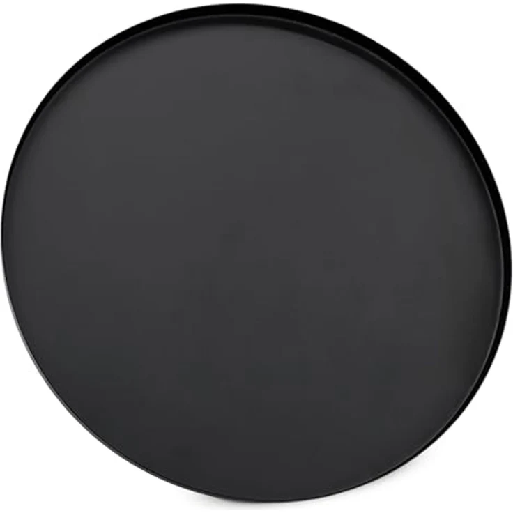 Spetebo Beistelltisch Metall schwarz rund mit 2 Ablagen - 48 x 28 cm (Anzahl, 1-St, Stück), Stabil, pflegeleicht und langlebig – Bild 6