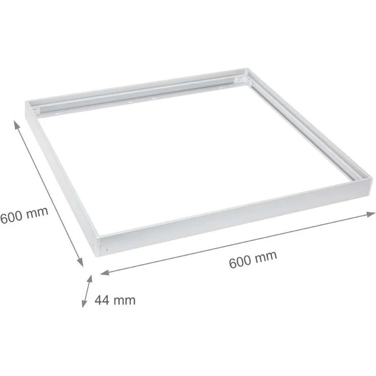 40w LED Deckenpanele Aufputzmontage Aluminium|60x60x4,4cm|Kaltweiß|4800 Lumen – Bild 6