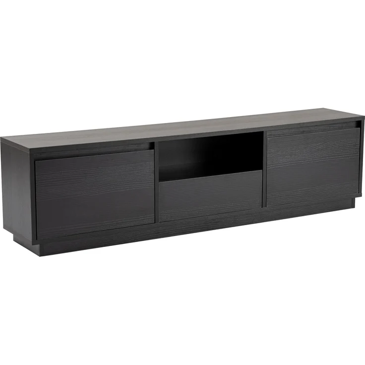 TV-Ständer, 'Vanguard', 42 x 29,5 x 160, Holz Schwarz – Bild 7