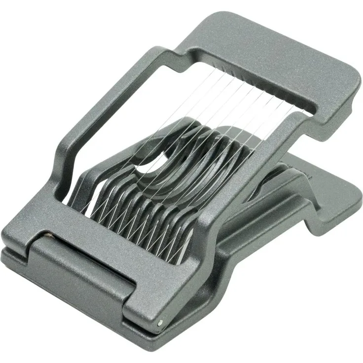 Thiru Eierschneider Eierteiler - Mehrzweck mit Edelstahl Schneiddrähten für Eiergröße S-L, Edelstahl Schneiddrähte, Eiergröße S-L, Rezept E-Book, Made in Germany