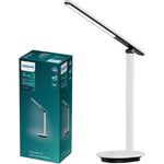 Tischleuchte Philips DSK203 Weiß Schwarz/Weiß Metall Metall/Kunststoff 5 W