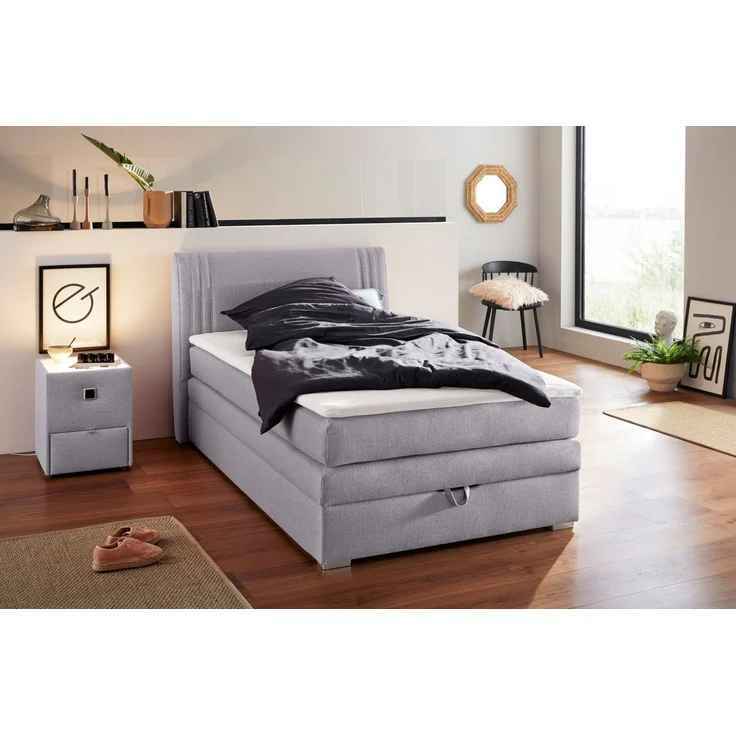 Jockenhöfer Gruppe Boxspringbett "Amira", OTTOs Choice! Topseller, mit Bettkasten und Topper, erhältlich in den Breiten 120,140 & 180cm – Bild 1