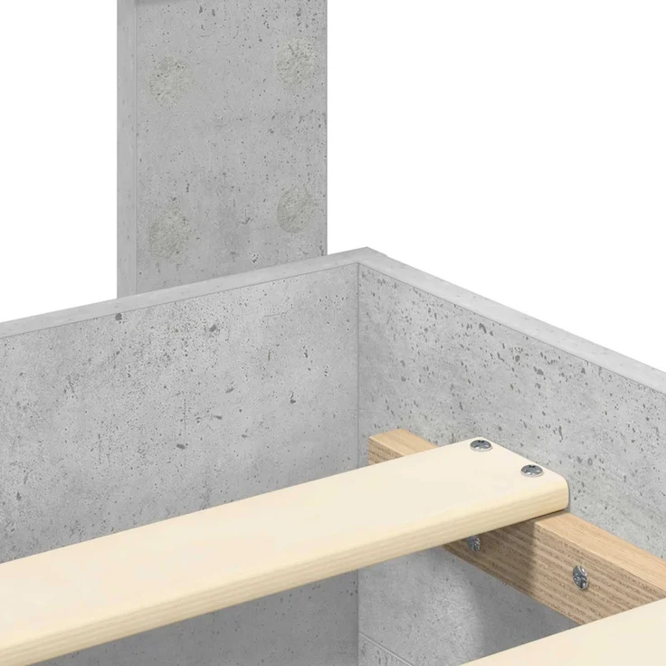 vidaXL Bettrahmen mit Schubladen mit Kopfteil Holzwerkstoff 3409976 – Bild 10