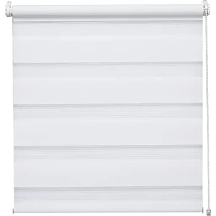 Seitenzugrollo Duo Klemmrollo Easyfix, my home, Lichtschutz, ohne Bohren, freihängend, Klemmfix, halbtransparent, vormontiert auf Montageschiene – Bild 2