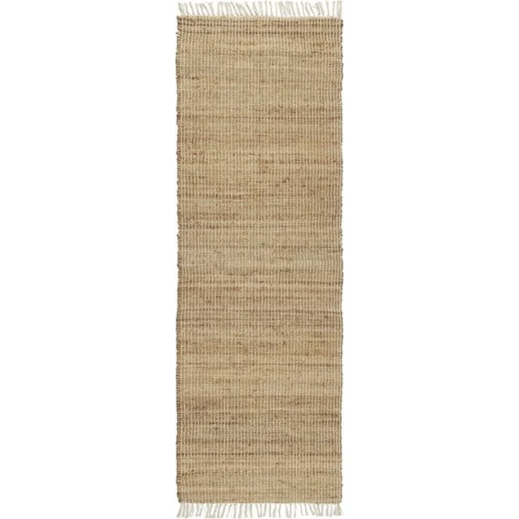 Ib Laursen - Teppich Läufer Wohnraum 80x250cm Jute Baumwolle Braun 65022-00 – Bild 4