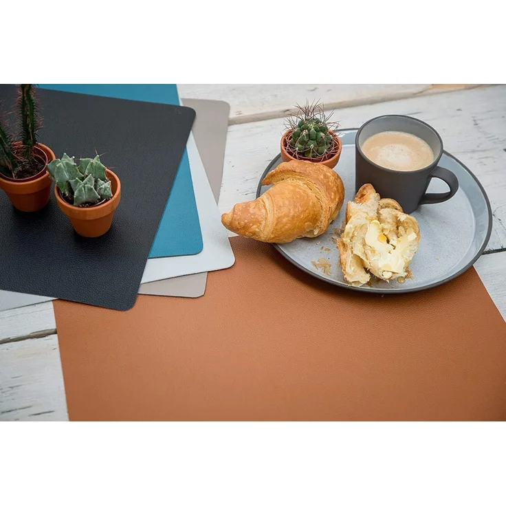 Tischset JAZZ rauchblau LB 33x46 cm blau – Bild 2