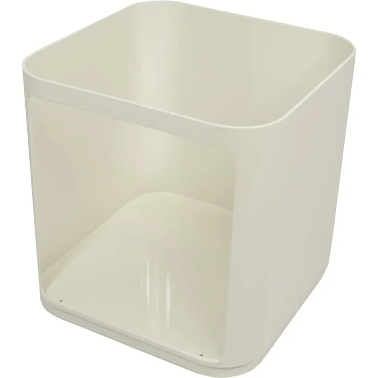 Kartell 497903 Baukastenelement Componibili ohne Tür eckig undurchsichtig 38 x 38,5 x 38 cm ABS, weiß