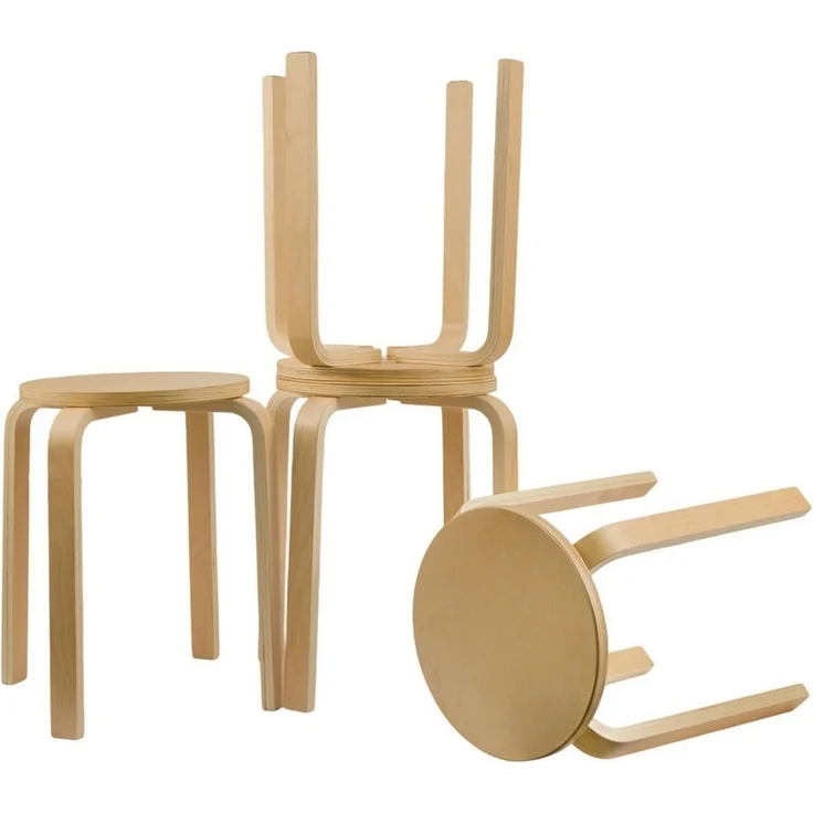 Youyijia Holzstuhl 4er Set Esszimmerstühle Esszimmerstühle Aus Holz Sitzhocker – Bild 4