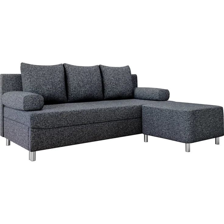 Schlafsofa Dover (Sofa mit Polsterhocker, Farbe: Bella 20) – Bild 1