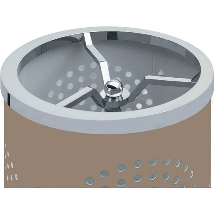 TRANGO LED Stehlampe, 1243L Modern Design LED Stehleuchte *BARCA* inkl. 2x E14 LED Leuchtmittel, Stehlampe in BRAUN mit Mond-Dekor, Standleuchte, Deko-Stehlampe, Wohnzimmer Lampe, Höhe ca. 100cm – Bild 4
