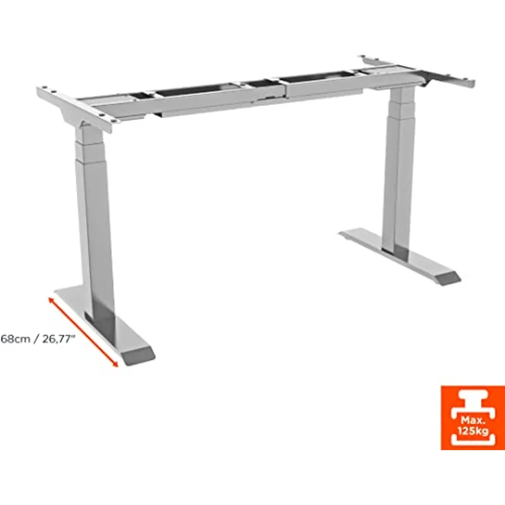 celexon elektrisch höhenverstellbarer Schreibtisch Professional eAdjust-58123 - weiß – Bild 5