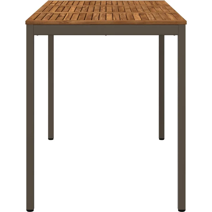 vidaXL Gartenbar-Tisch Natur und Kaffee 147 x 88,5 x 105 cm 901351 – Bild 3