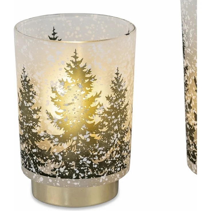 formano LED Tischleuchte Winterwald, mit Timerfunktion, Mehrfarbig, Motiv: Winterwald – Bild 4