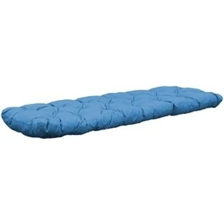Auflage 2er Bankkissen Bankauflage 120x50x8 cm hellblau – Bild 6