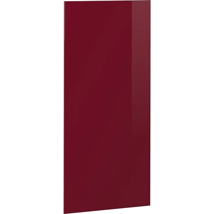 Küchenfront R-Line Rot Hochglanz 59.6 x 132.7 cm Möbelfront für den Backofenumbauschrank (voll) Vicco – Bild 1