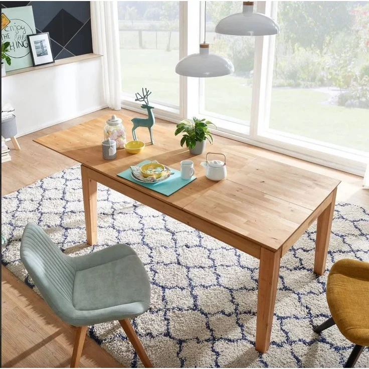 Ausziehtisch 180(240)x90cm "Bonn" Wildeiche massiv – Bild 1