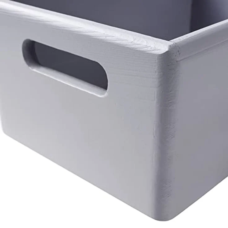 Creative Deco Holzkiste Obstkiste Korb 30x20x13cm (1cm) mit Griffen ohne Deckel, mit Griffen, ohne Deckel – Bild 9
