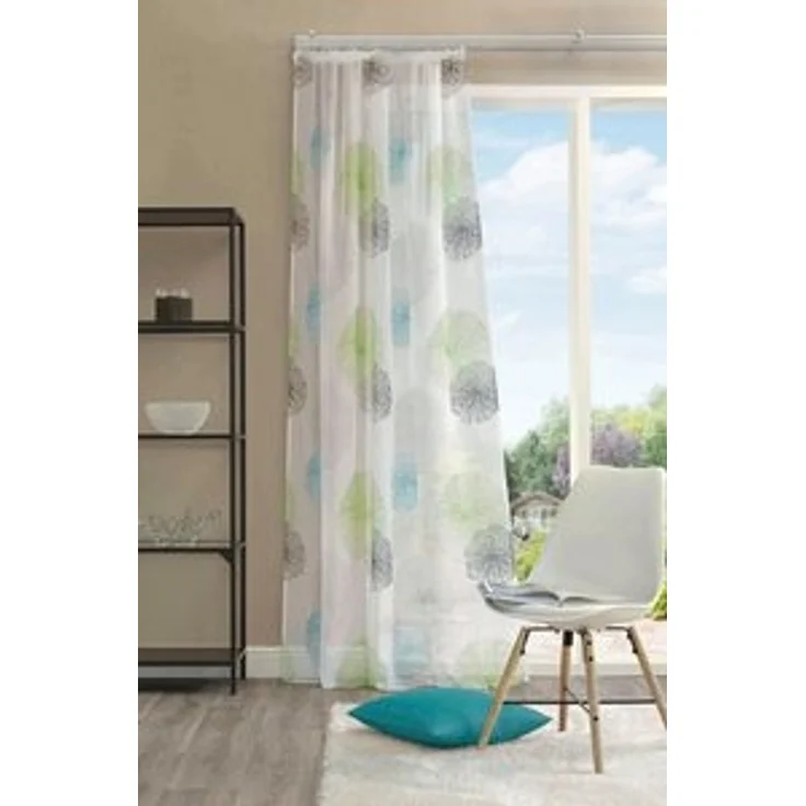 HOME WOHNIDEEN Vorhang RAWLINS, Kräuselband (1 St), transparent, Microfaser, Schal aus Voile bedruckt – Bild 5