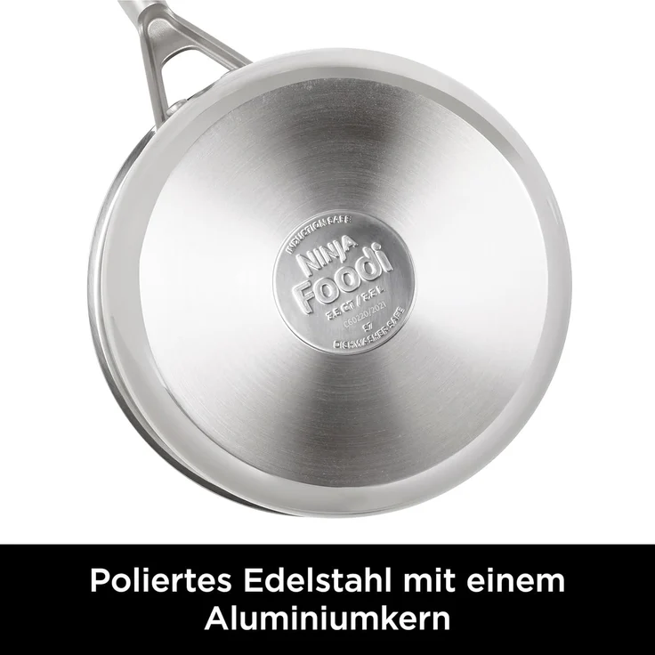 NINJA Bratpfanne C62000EU Foodi ZEROSTICK Bratpfannenset, Edelstahl – Bild 5