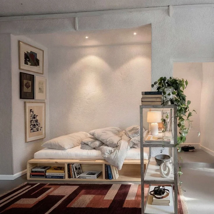 Karup Design Stauraumbett Ziggy Bed, Stauraumbett, FSC®-zertifiziertes Massivholz made in Europe (Erhältlich für Matratzen Breite 90, 120, 140, 160 oder 180 cm), mit 3 Ablagen, inklusive Lattenrost, ohne Matratze, mehrere Farben – Bild 1