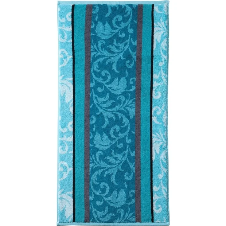Erwin Müller Handtuch Handtuch "Ludwigsburg" 4er-Pack, Jacquard, Walk-Frottier Uni/Karo/Ornamente – Bild 2
