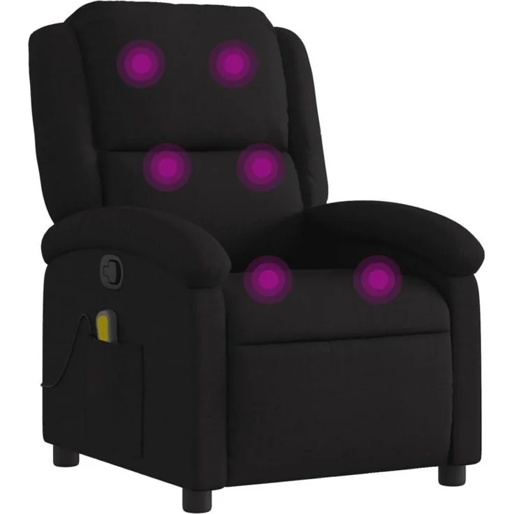 Massagesessel mit verstellbarer Rückenlehne und