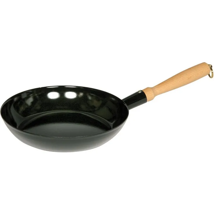 RIESS Holzknechtpfanne Stahlblech, schwarz, emailliert, ø: 240 mm