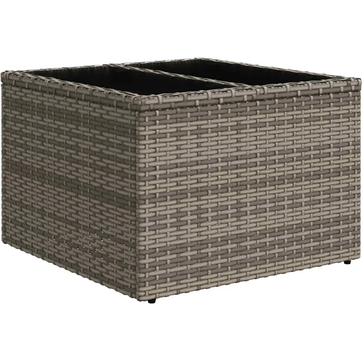 vidaXL Sofa Set 6 stk. Grau und Dunkelgrau Polyrattan und Stahl 3447352 – Bild 6