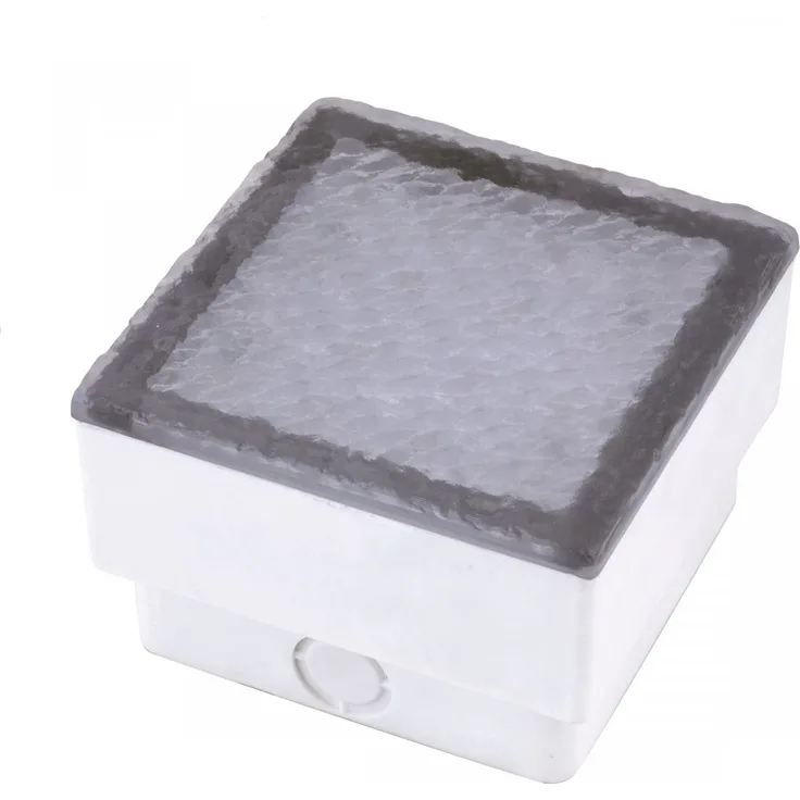 Heitronic Nr. 35927-HE Outdoor LED Bodeneinbau-Pflasterstein Akiaki Eckig IP67 3000K 10cm