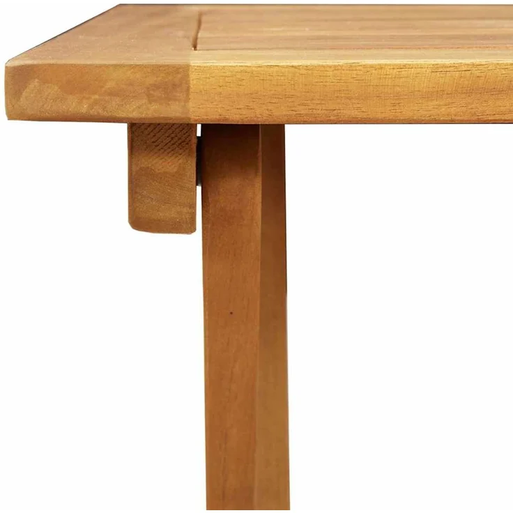 vidaXL Gartentisch Natur 60 x 60 x 72 cm Massivholz Akazie 4105490 – Bild 8