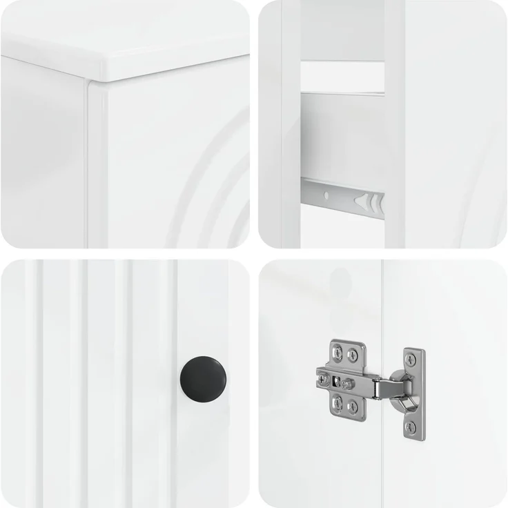 vidaXL 3-teiliges Badezimmer-Schranksystem ALKMAAR 3 stk. 3417994 – Bild 6